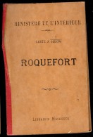 Carte ROQUEFORT (LANDES) Du Ministère De L'Intérieur Tirage De 1916 - Topographische Karten