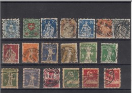 Petit Lot De 80 Timbres Suisse Tout état - Collections