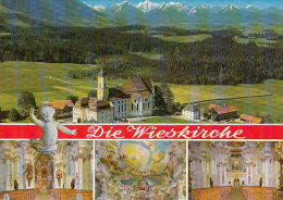 7477- WEILHEIM- THE WIES CHURCH, PANORAMA, INTERIORS - Weilheim