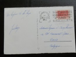 46/045        CP  P.B.  1952 POUR LA BELG. FLAMME - Covers & Documents