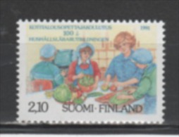 (SA0169) FINLAND, 1991 (Centenary Of The Education Of Domestic Science Teachers). Mi # 1131. MNH** Stamp - Nuovi