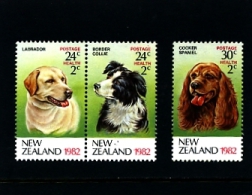 NEW ZEALAND - 1982  DOGS  SET MINT NH - Neufs