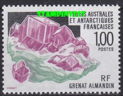 TAAF 1993 Mineral / Grenat Almandin 1v ** Mnh (18202) - Ungebraucht