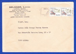 DELGADO, LIMITADA - LANIFÍCIOS, ALGODÕES - APARTADO 119, COVILHÃ  - 6.IX.1983 - Covers & Documents