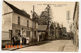 Survilliers - Rue De La Gare  -  Café AUVRAY  - Vins Tabac - Survilliers