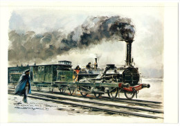 Aquarelle De Paul Lengellé Editions S.P.I.T. Collection "Les Chemins De Fer" - Railway