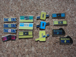 LOT DE 14 PINS TAC O TAC TOUS DIFFERENTS - Jeux