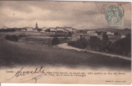 CPA - 43 - Loudes, Vue Générale,  Siège D´une Baronie Au Moyen-âge, Belle Position En Face Des Monts Du Velay - Loudes