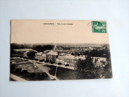 Carte Postale Ancienne : CHAULNES : Vue à Vol D'oiseau En 1918 - Chaulnes