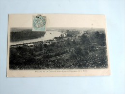 Carte Postale Ancienne : ABLON : Le Coteau D' Athis Mons Et Panorama De La Seine En 1906 - Ablon Sur Seine