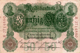 Germany, 50 Mark, 7.2.1908-,P32, See Scan - 50 Mark