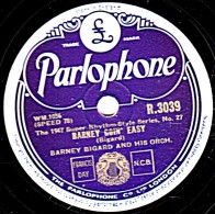 78 Trs - 25 Cm - Parlophone R. 3039 - état EX - BARNEY BIGARD - BARNEY GOIN' EASY - JUST ANOTHER DREAM - 78 Rpm - Gramophone Records