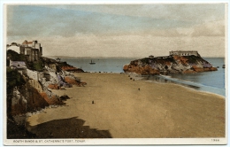 TENBY : SOUTH SANDS & ST. CATHERINE'S FORT - Pembrokeshire