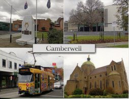 Australian Cities - Melbourne - Camberwell - War Memorials, Library, Basilica, Tramway Etc - Melbourne