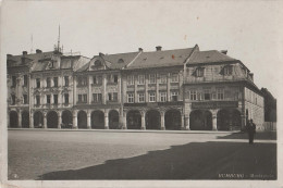 AK Rumburk Rumburg Marktplatz Geschäft Papierhandlung Weinhandlung Bei Varnsdorf Warnsdorf Schluckenau Sluknov Tetschen - Sudeten