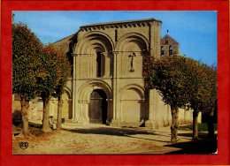 * MATHA - L'Eglise St Hérie. Le Portail. Sculptures Romanes - 1987 ( Jeu TOURNEZ MANEGE Au Dos ) - Matha