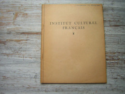 INSTITUT CULTUREL FRANCAIS  COURS N ° 14   CROYANCES ET RELIGIONS - 18 Ans Et Plus