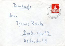 BERLIN N 65. N° 162 Sur Carte Avec Oblitération De 1959. Hôtel De Ville De Neukolin.. - Maschinenstempel (EMA)