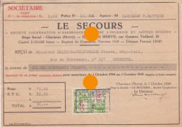 CHARNEUX HERVE 1944 LE SECOURS  ASSURANCES - Bank En Verzekering