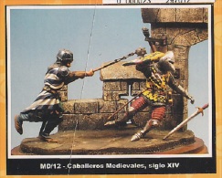 - F.M.BENEITO - Figurines "  Combat De Chevaliers " - 54 Mm- Réf MD 12 - Beeldjes