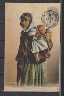 Maroc -  N° 25 Oblitéré Sur Carte -  Femme Arabe Portant Son Enfant - - Storia Postale