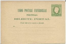 PORTUGAL - 1879 - CARTE ENTIER POSTAL - Postwaardestukken