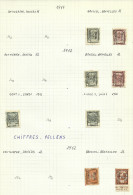Belgique Lot Préoblitérés - Roulettes 1910-19