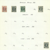 Belgique Lot Préoblitérés - Roller Precancels 1920-29