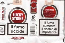 TABACCO - COLLECTORS -  LUCKY STRIKE  - EMPTY SOFT PACK ITALY - - Boites à Tabac Vides