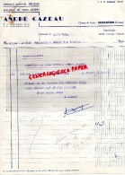 23 - AUZANCES - FACTURE ANDRE CAZEAU FABRIQUE BALAIS BROSSE- CHAMP D EFOIRE -1953 - 1950 - ...