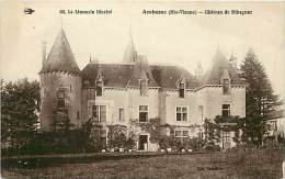 Dept Div-  Haute Vienne  -ref- V721 - Ambazac - Chateau De Ribagnac - Le Limousin Illustre - Chateaux - Carte Bon Etat - - Ambazac