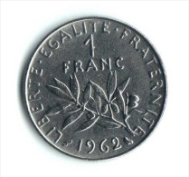 ** 1 FRANC SEMEUSE 1962 ETAT SUP-  ** - 1 Franc