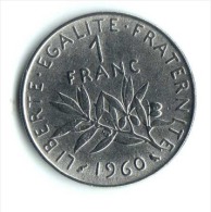 ** 1 FRANC SEMEUSE 1960 ETAT SUP  ** - 1 Franc