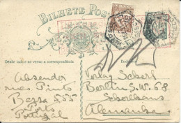 PORTUGAL - 1931 - CARTE ENTIER POSTAL De PORTO Pour BERLIN - Postwaardestukken