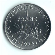 ** 1 FRANC SEMEUSE 1975 FDC  ** - 1 Franc