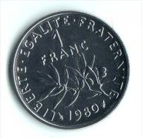 ** 1 FRANC SEMEUSE 1980 FDC  ** - 1 Franc