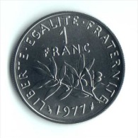 ** 1 FRANC SEMEUSE 1977 FDC  ** - 1 Franc