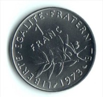 ** 1 FRANC SEMEUSE 1973 FDC  ** - 1 Franc