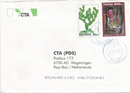 Rwanda 2001 Kigali ´G´ Genocide 200frw Cactus Succelent Cover - Used Stamps