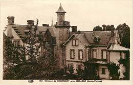 Dept Div- Haute Vienne -ref- V666 - Chateau De Montmery Pres Ambazac - Chateaux -  Carte Bon Etat - - Ambazac