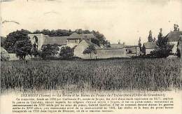 Depts Div -yonne - Ref V468- Dixmont -ferme Et Ruines Du Prieuré De L Enfourchure -ordre De Grandmont - Carte Bon Etat - - Dixmont