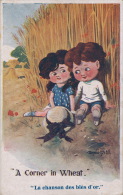ENFANTS - Jolie Carte Fantaisie Enfants "La Chanson Des Blés D'or - A Corner In Wheat " Signée DONALD MAC GILL - Mc Gill, Donald