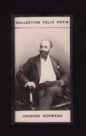 Petite Photo 1ère Collection Félix Potin (chocolat), Homme De Lettres Jacques Normand, Photo Bary, Paris, Vers 1900 - Alben & Sammlungen