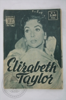 Old 1950´s Small Magazine Cinema/ Movie Actors - 28 Pages, 12 X 16 Cm - Actress: Elizabeth Taylor - Magazines