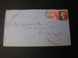 == GB 1876 Cv, - Storia Postale
