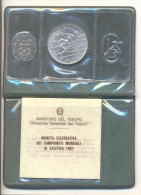 ITALIA REPUBBLICA "CAMPIONATI MONDIALI DI ATLETICA" 500 LIRE ARGENTO 1987 - Conmemorativas