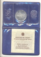 ITALIA REPUBBLICA "40° ANNIVERSARIO DELLA COSTITUZIONE DELLA REPUBBLICA" 500 LIRE ARGENTO 1988 - Herdenking