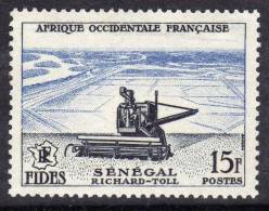 A. O. F. N° 58 X Série FIDES :  Richard Tollau Sénégal Trace De Charnière Sinon TB - Unused Stamps