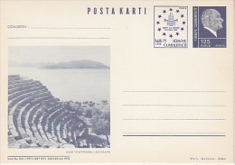 Turkey 1989 Istanbul 1989 Postcard Kas Tiyatrosu - Antalya Unused (18255) - Enteros Postales