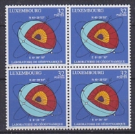 Luxemburg 1995 Laboratoire De Geodynamique 1v Bl Of 4 ** Mnh (18259) - Nuevos